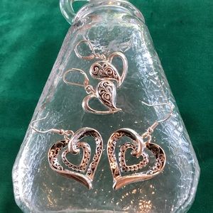 A Pair of Heart Earrings